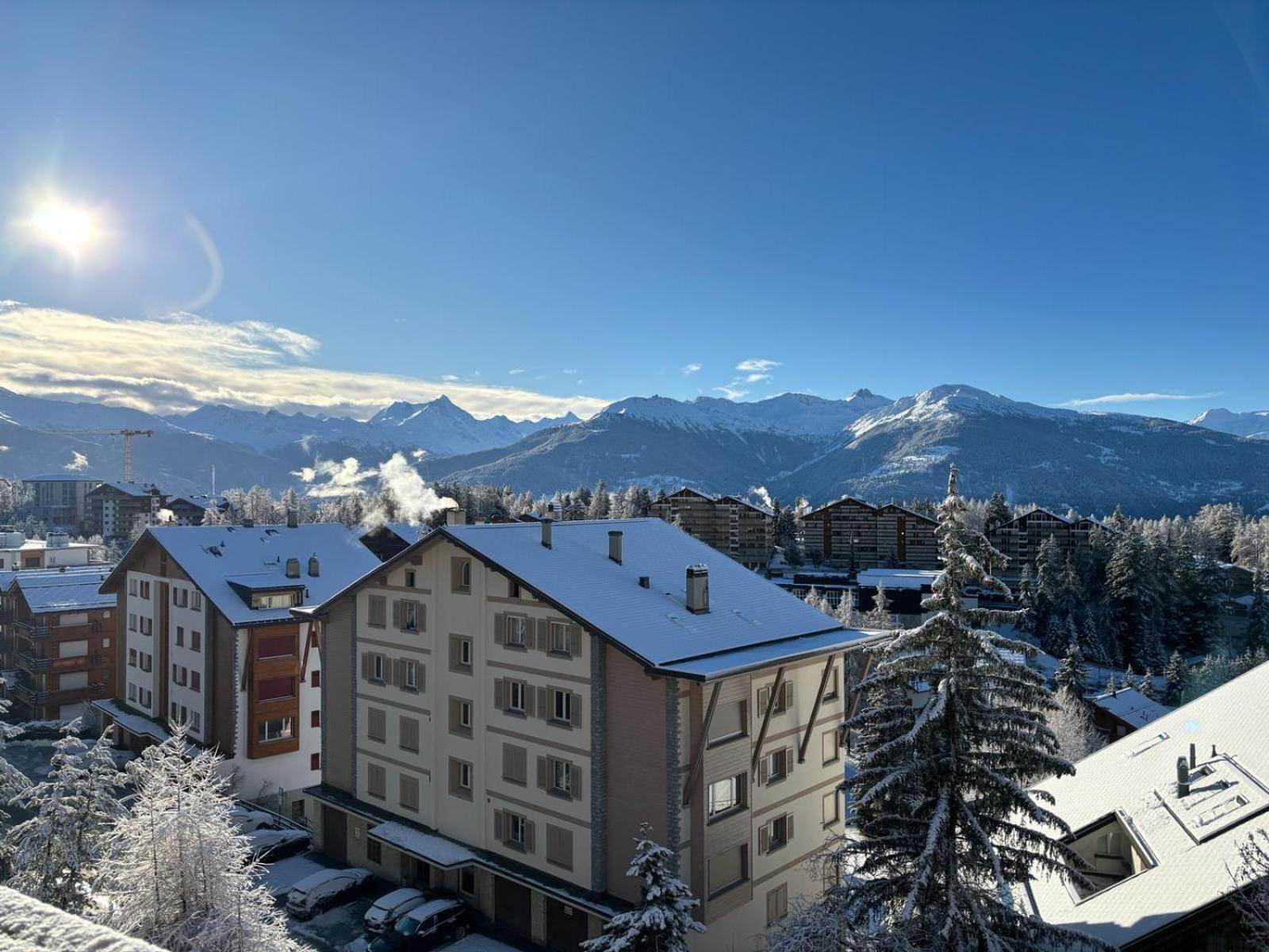 L'Eperon Center Crans Wonderful View Lejlighed Eksteriør billede