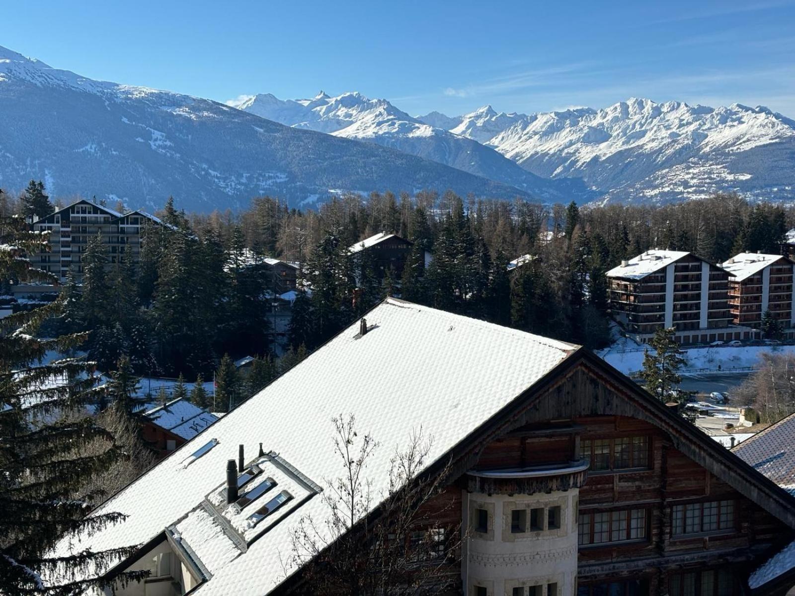 L'Eperon Center Crans Wonderful View Lejlighed Eksteriør billede