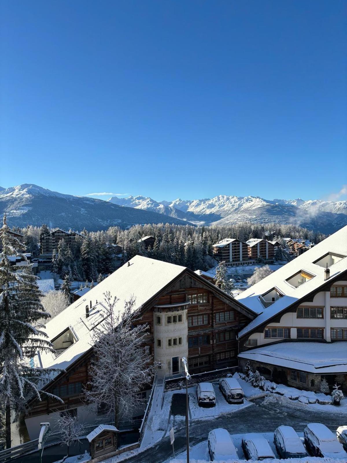 L'Eperon Center Crans Wonderful View Lejlighed Eksteriør billede
